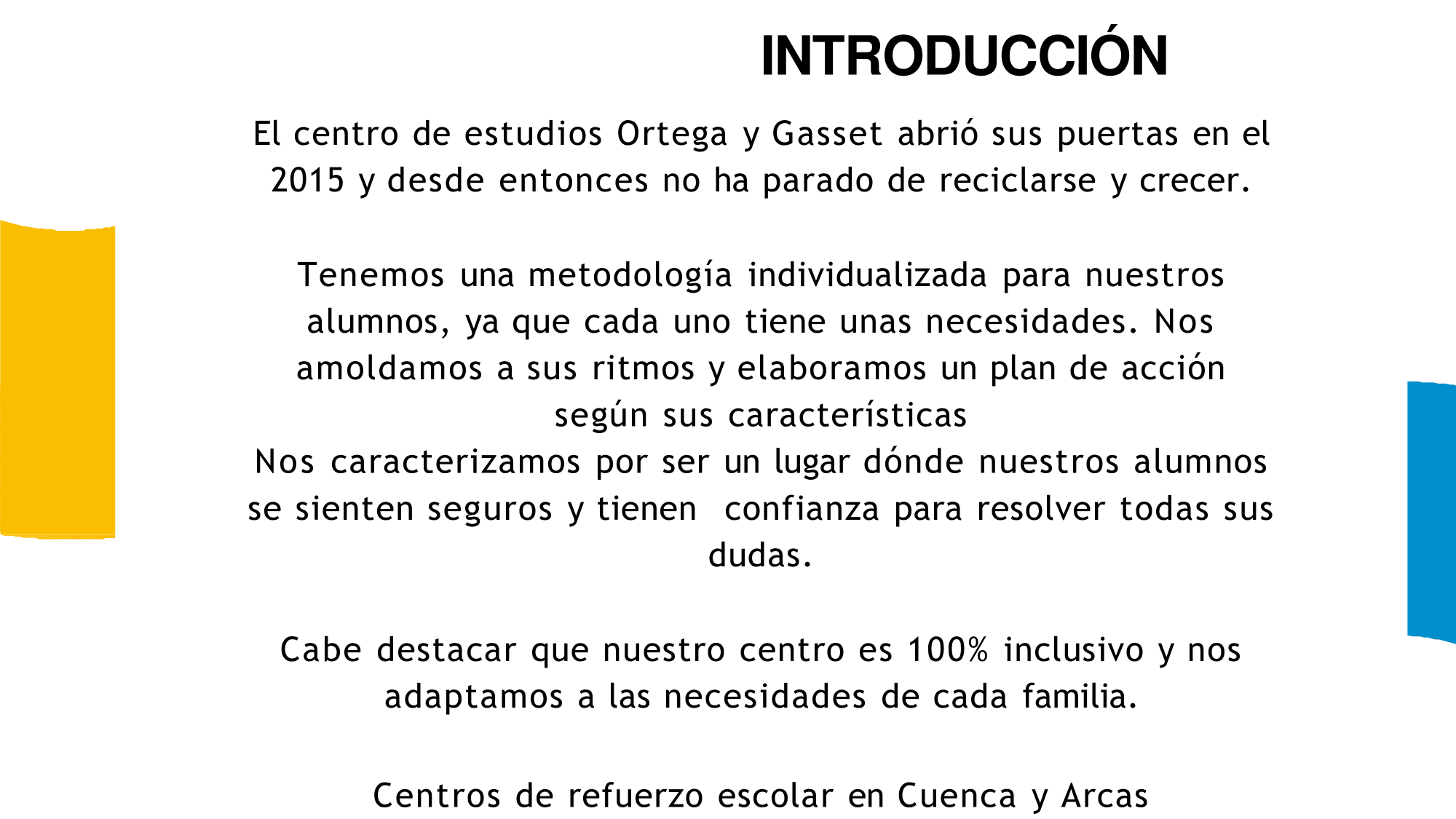 Imagen de archivo: Bienvenida al nuevo curso en la Academia Ortega y Gasset