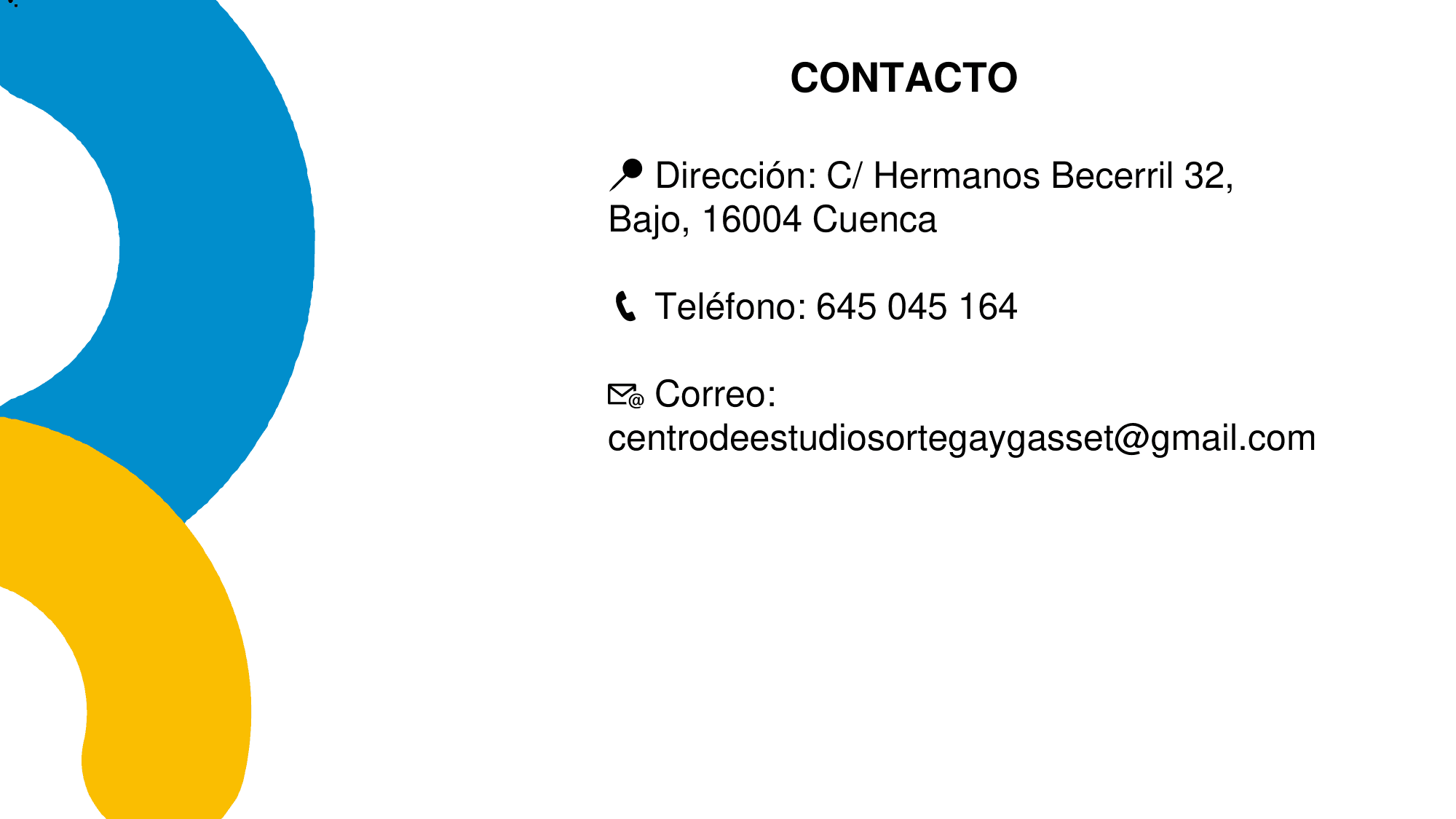 Imagen de archivo: Bienvenida al nuevo curso en la Academia Ortega y Gasset