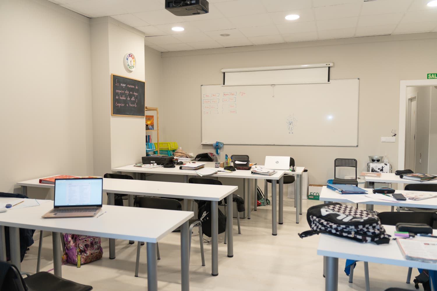Aula del centro para sesiones de preparación de oposiciones en Cuenca